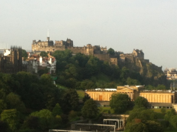 Edinburgh Castle where Mary Queen of Scots had David I